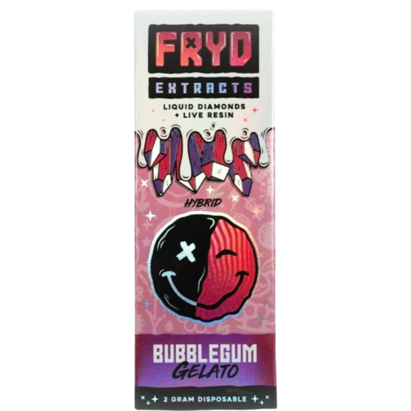 Bubblegum Gelato Fryd - FRYD BARS CARTS