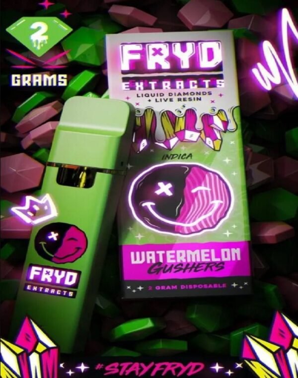 FRYD DISPOSABLE WATERMELON GUSHERS LIQUID DIAMOND - FRYD