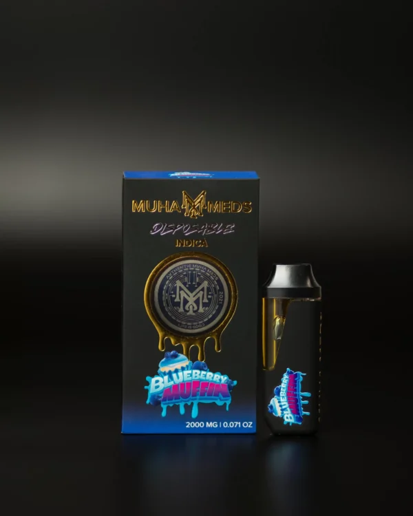 Blueberry Muffin Disposable Vape by Muha Meds | Premium Blueberry Flavor for Effortless Enjoyment | Official Muha Med Shop
